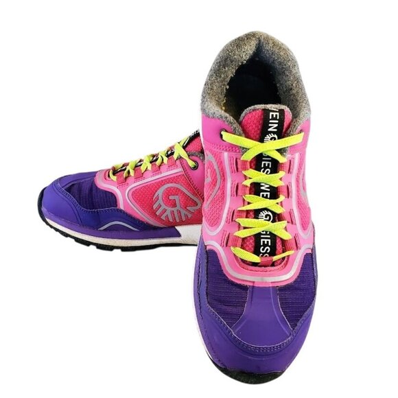 Giesswein Wool Cross X Sneakers Women's EU 38 US 7.5 Pink Purple Comfort Trainer - Picture 1 of 8